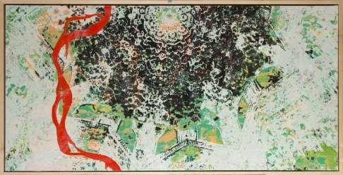 Alhambra Sky by Connor McManus | Giclee and acrylic on birch panel Alhambra Sky